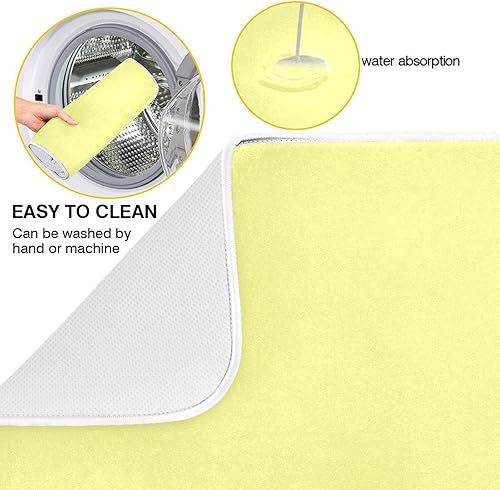 Miniatura 9 de Tapete de secado de platos azul cobalto, tapete absorbente de secado de platos de 16 x 18 pulgadas