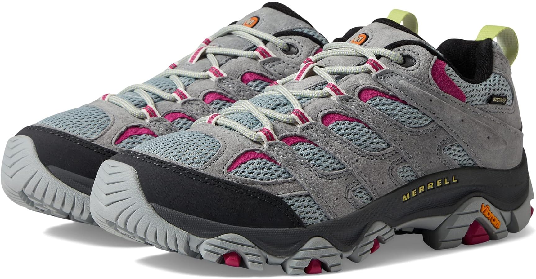 Amazon.com | Merrell Moab 3 Waterproof Monument/Fuchsia 10 M
