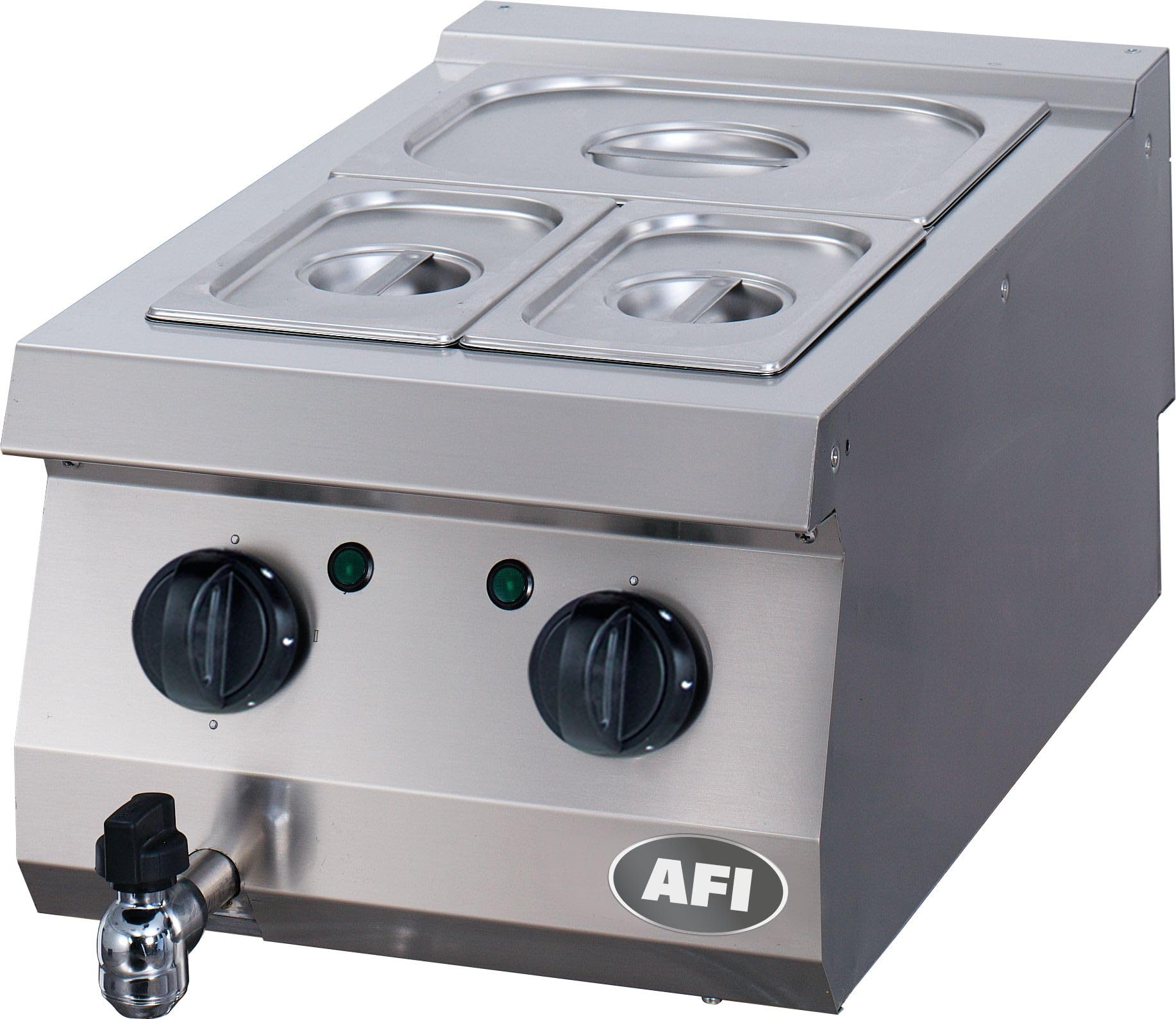 Bain Marie Gaz à Poser L 400 à 800 mm - Série 700 - AFI Collin Lucy