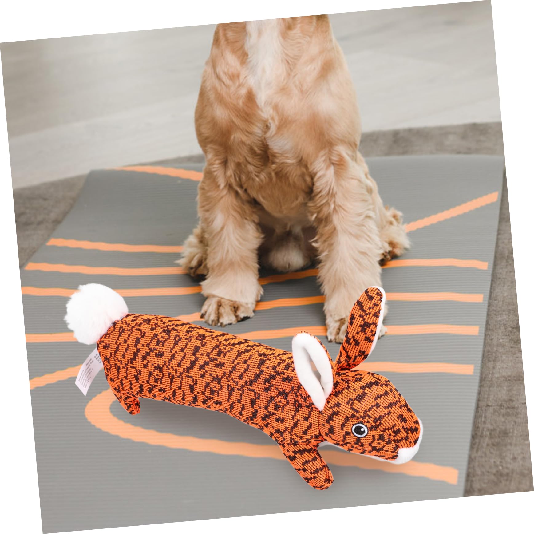 Mipcase 3 Piezas Juguetes Mascotas Juguetes Masticar Juguete Juguete Animal Doméstico Perro Masticar Juguete Pet Squeaky Toy Orange Fly Tejido De Peluche De Juguete Pet Masticar