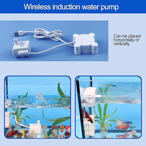 Miniatura 3 de Bomba de agua para acuario – Bomba sumergible ultra silenciosa de 4.5 W con flujo ajustable (40 GPH) para pecera, fuente y características de agua