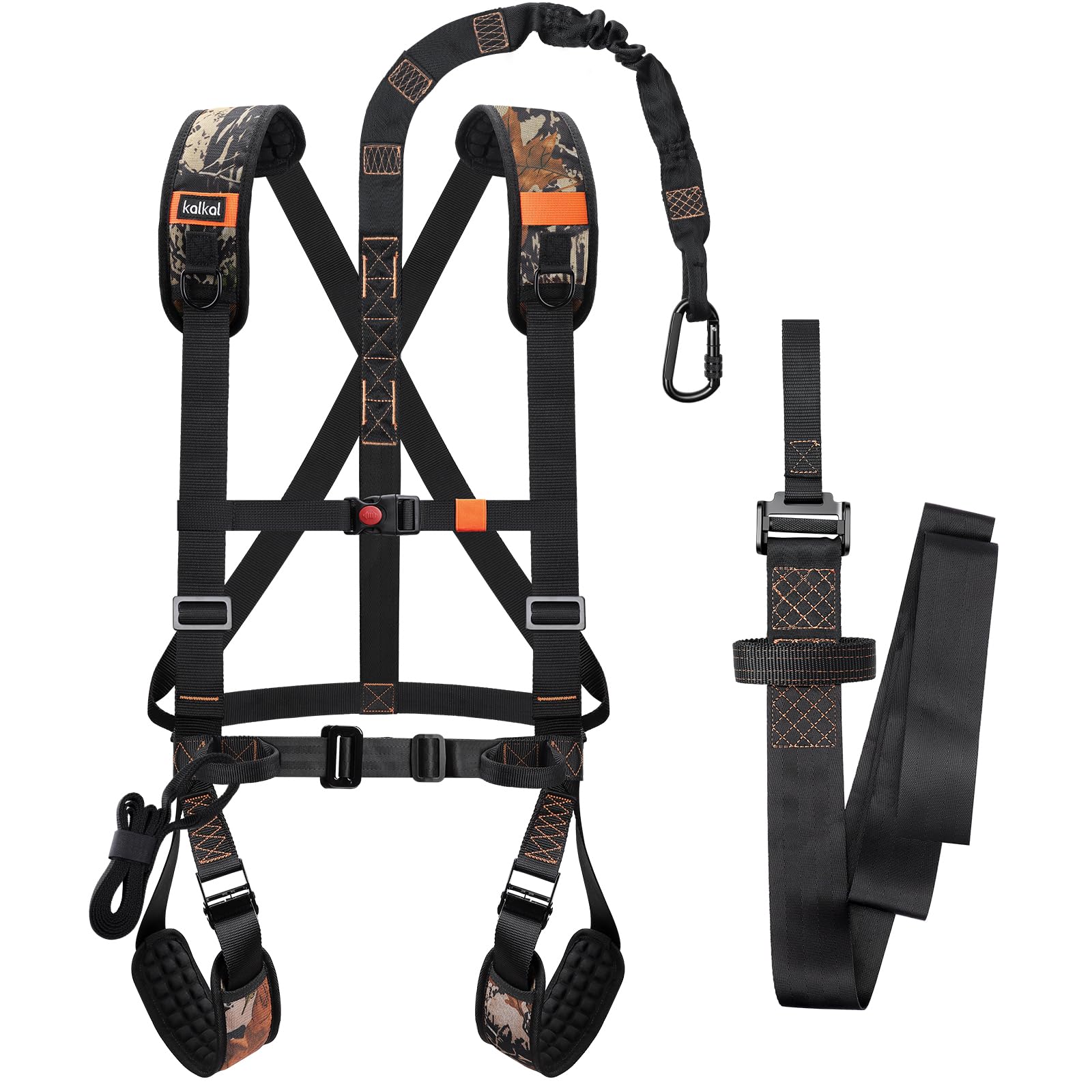 Kalkal Tree Stand Harness, Adjustable Hunter Safety System Harness for Tree-Stand, Lightweight Hunting Safety Harness for men