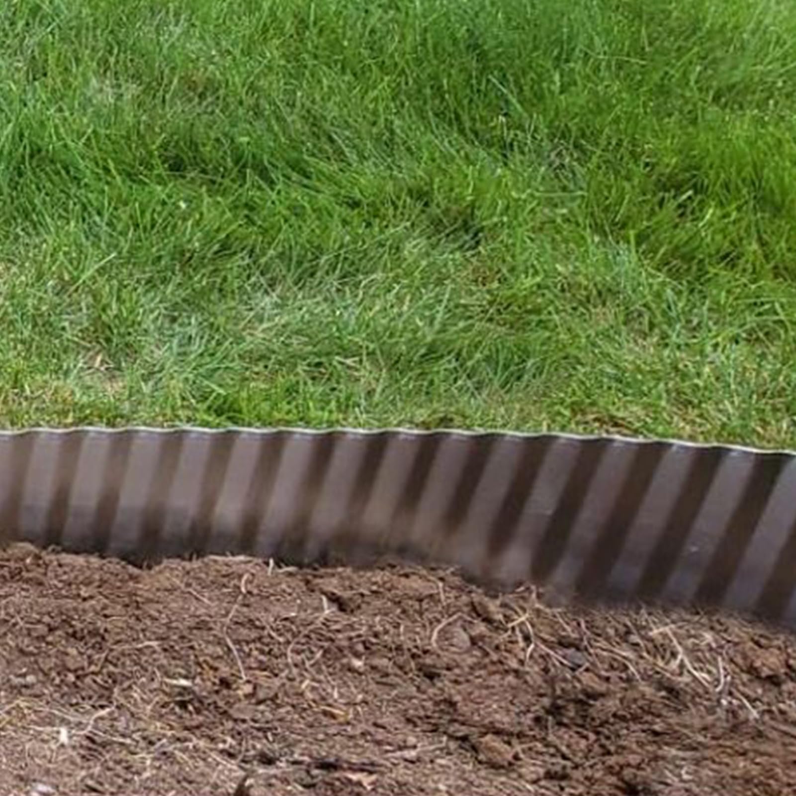 Bordure Paysagère Clôtures en Blocs De Métal Ondulé