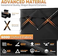 Vista 6 de Sekey Carros plegables de 150 litros con ruedas de playa grandes All-Terrian, carro plegable resistente, carro plegable extragrande, carro plegable