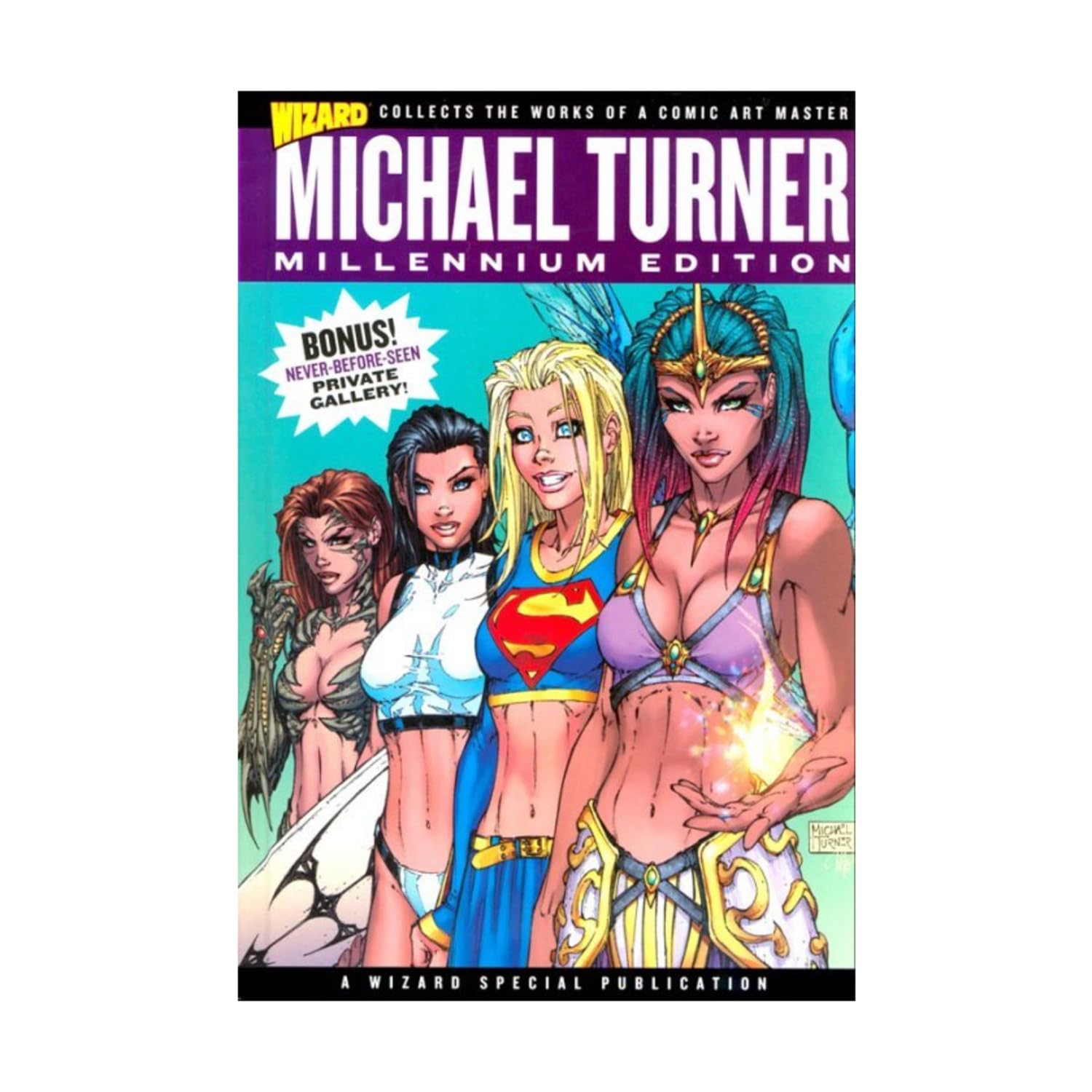 Michael Turner - Millennium Edition アメコミ Book Look! MICHAEL TURNER WIZARD MILLENNIUM EDITION! - YouTube