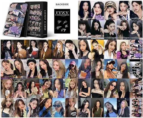 Miniatura 5 de KPOP ITZY Lomo - Paquete de 4 tarjetas de felicitación para decoración de colección