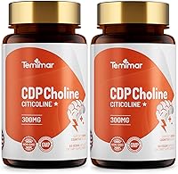 Vista 10 de Bitartrato de colina de 550 mg, apoya la salud del hígado y el cerebro, suplementos de colina de alta absorción, sin OMG, sin gluten, fabricado