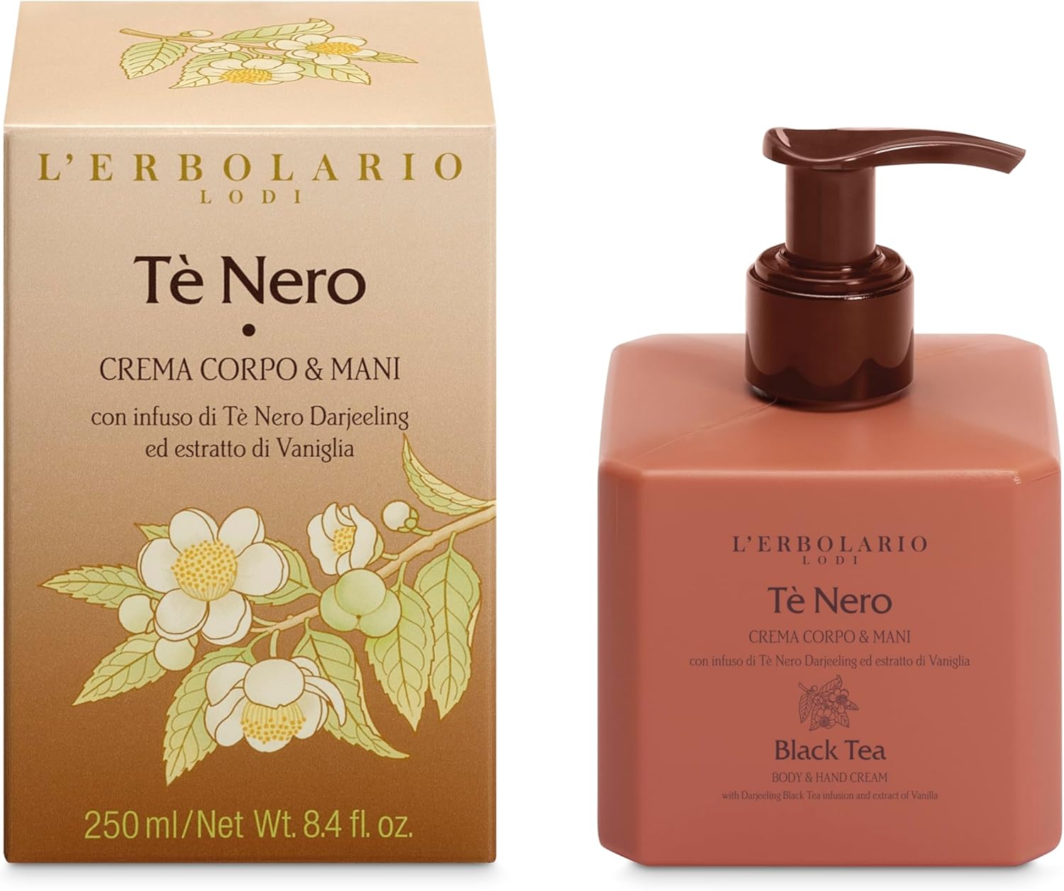 TÈ NERO hand- en bodylotion 250 ml