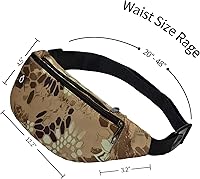 Vista 264 de Riñonera para hombres y mujeres, impermeable, para deportes, para viajes, senderismo, correr