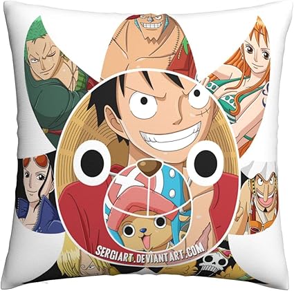 Amazon Free One Piece Chibi Wallpaper 2211x1912 For Windows 枕カバー綿織り通気性生地シンプルなスカンジナビアのソファ枕オフィスクッション背もたれ枕ケースサイズ X 枕カバー ピローケース オンライン通販