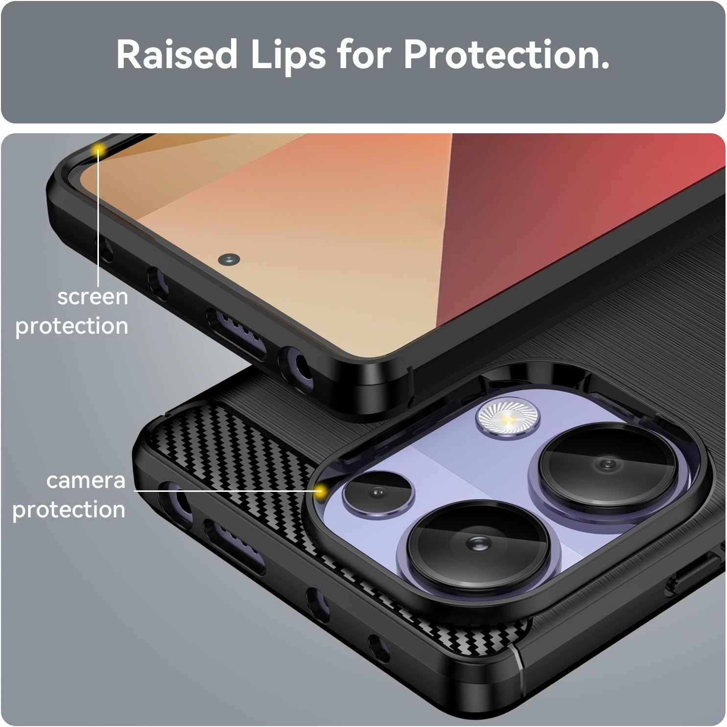 XTCASE Handyhülle Für Xiaomi Redmi Note 13 Pro 4G / Poco M6 Pro 4G – MagSafe Kompatibel, Matt, Schwarz