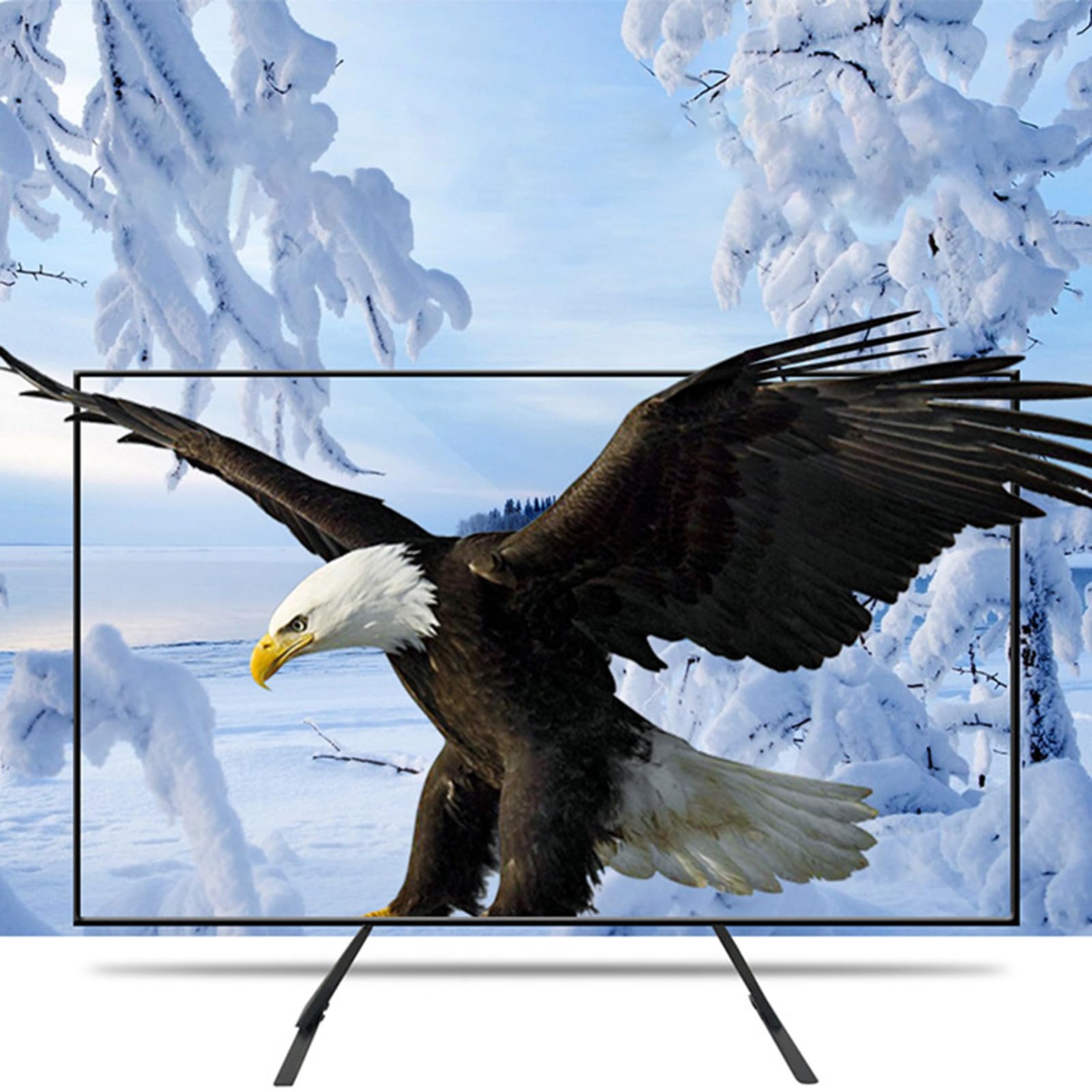 Base de soporte para televisores de mesa para televisores LCD LED de pantalla plana de 26 a 75 pulgadas, altura ajustable, soporta hasta 88 libras