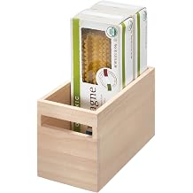 iDesign Kulplu saklama kutusu, mutfak dolab  d zenleyici, raf veya saklama dolab  i in,  ok y nl  kutu, bej