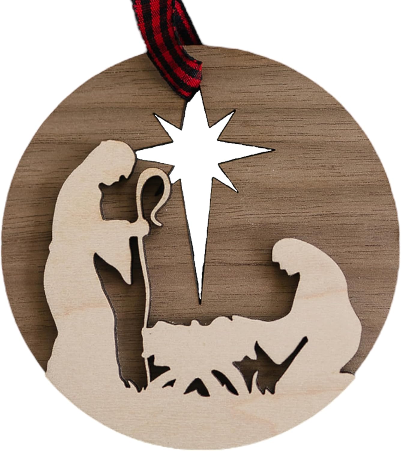 Woodlander Nativity Ornaments Christian