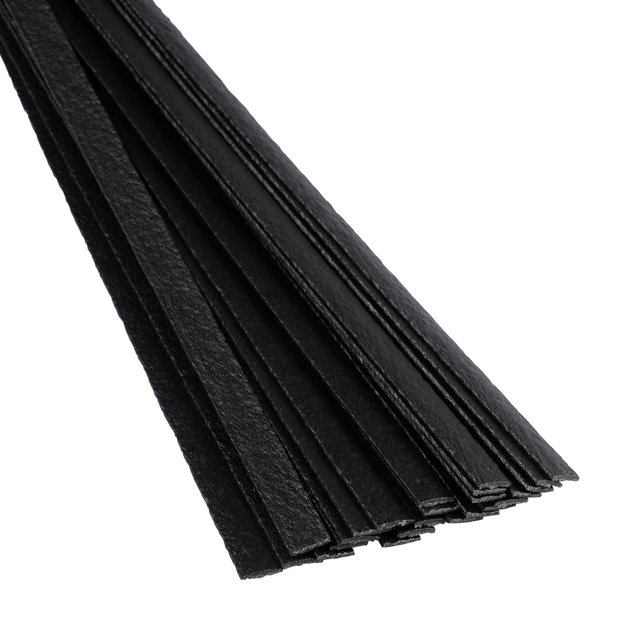 Polyvance Polypropylene + 15% Glass Fiber (PP + GF15) plastic welding rods, 30 feet, Black