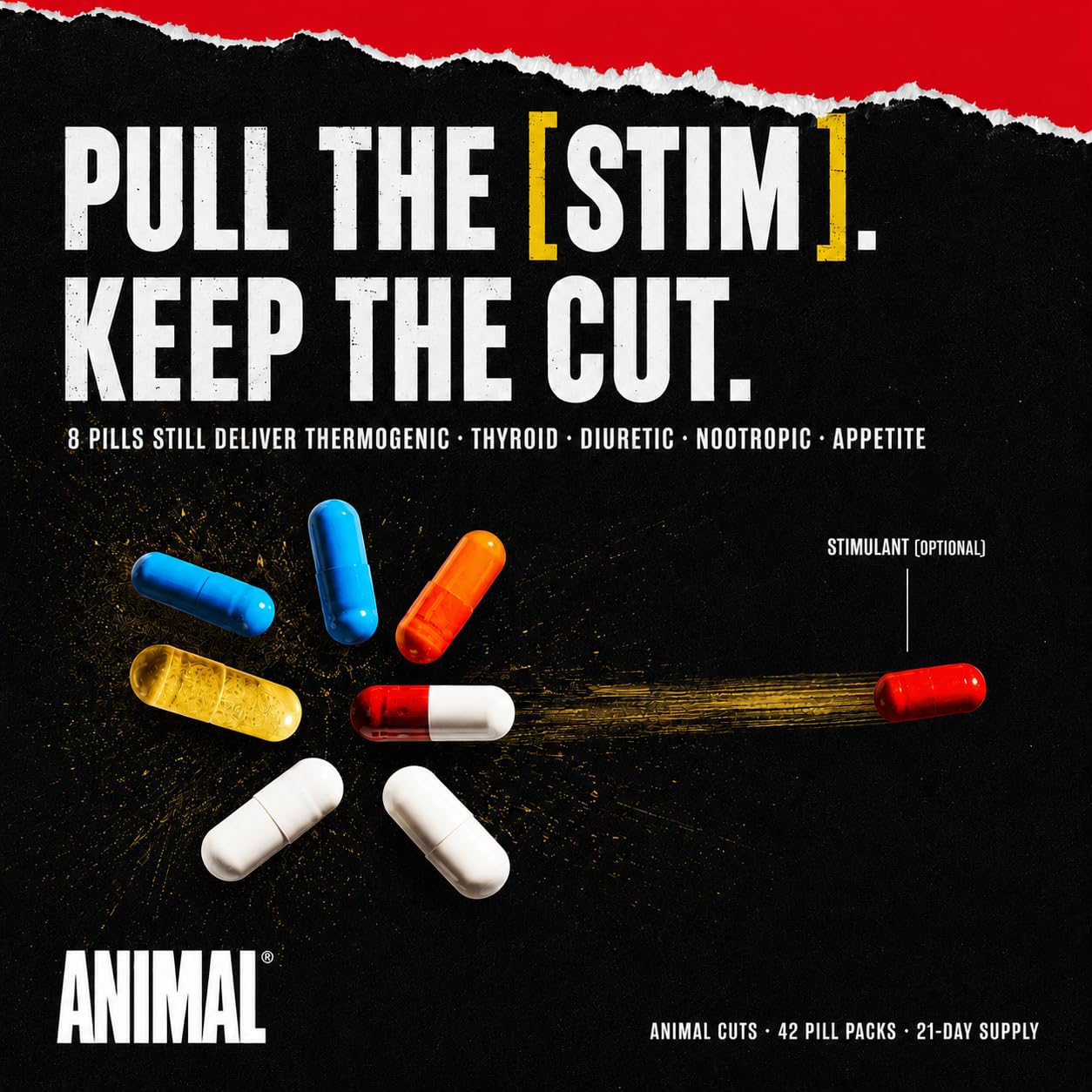Universal Nutrition, Animal Cuts, Ephedra-free, Pa