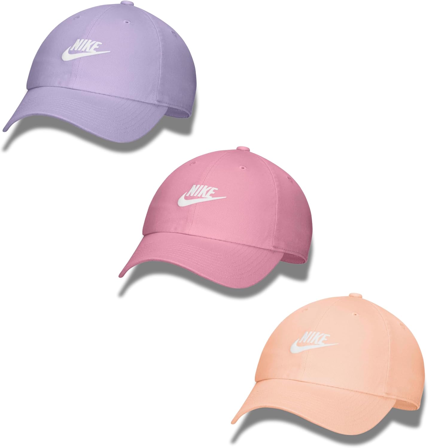 Nike Unisex Heritage Futura Unstructured Hat – Pastel Adjustable Cotton Cap - Image 2