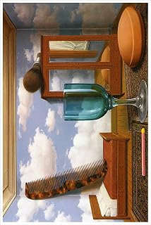 American Gift Services - Artist Rene Magritte Fine Art Poster Print of Painting Personal Values - 11x17