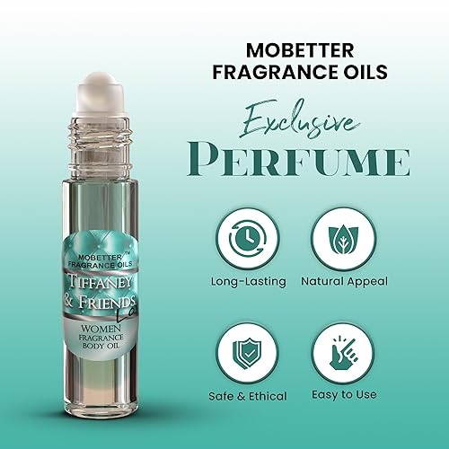 Miniatura 3 de MoBetter Fragrance Oils - Aceite corporal con perfume para mujer, fragancia Tiffaney & Friends Love