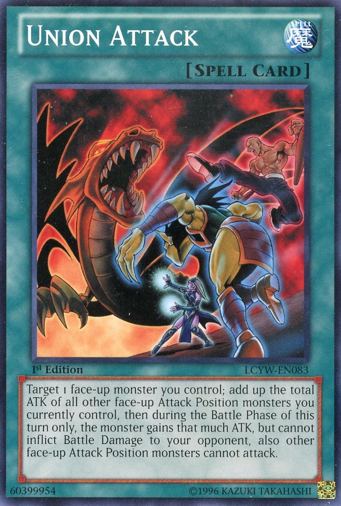 Amazon.com: YU-GI-OH! - Union Attack (LCYW-EN083) - Legendary Collection 3:  Yugi's World - 1st Edition