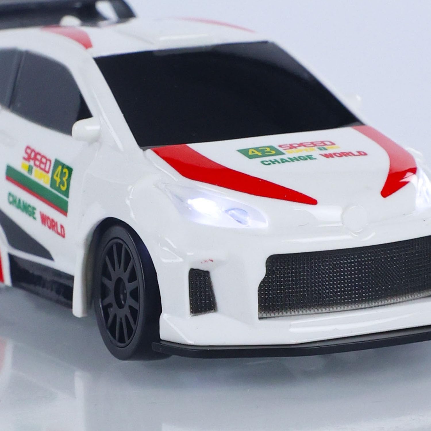 2.4Ghz 1/43 RC Drift Car High Speed 4Wd Racing Vehicles RTR Mini Car Toy Model Radio Battery Lights Gyroscope Hobby Grade Model for Boys & Girls Birthday