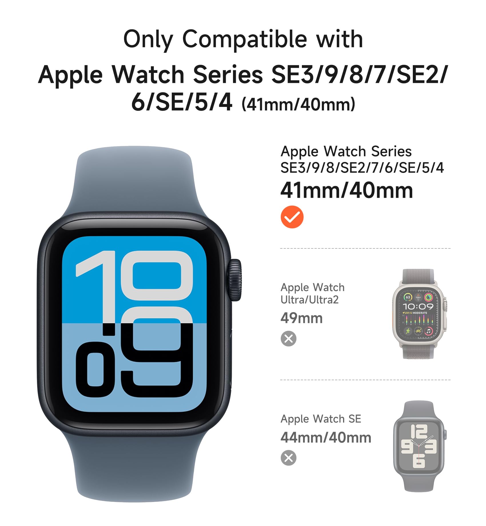 Suritch Sport Strap Apple Watch 44 mm 45 mm Replacement - Dettaglio