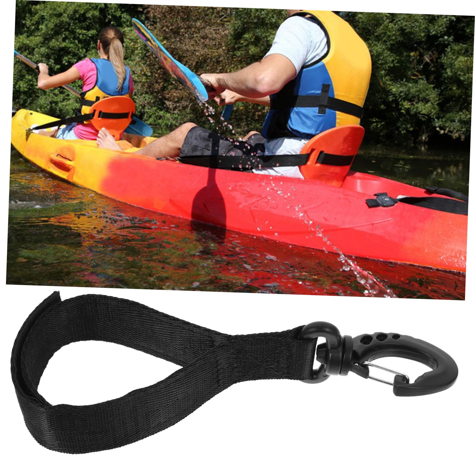 TOYANDONA Ocean Cordage Crochet pour Voilier Fixé Crochet De Bateau Crochet D'amarrage pour Kayak Crochet De Sécurité pour Embarcation De Quai Bateau Extérieur Plastique Black