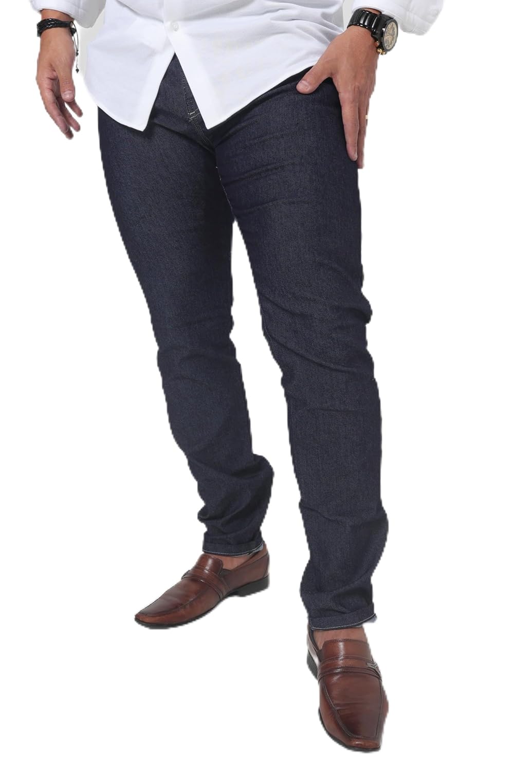 Calça Jeans Masculina AZUL ESCURO Tradicional e Confortável.