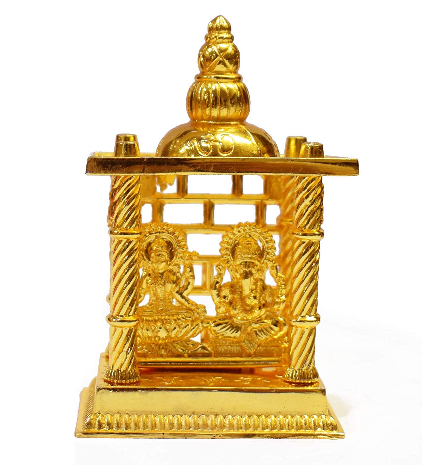 Buy Craftsman SATVIK Beautiful Gold Plated Lakshmi Ganesha Mandir