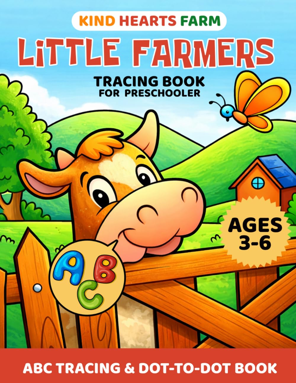 Kind Hearts Farm: Tracing Book For Little Farmers