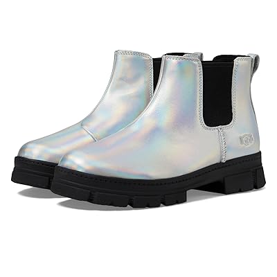 UGG Kids Ashton Chelsea Shine (Little Kid/Big Kid) Kids Shoes Silver