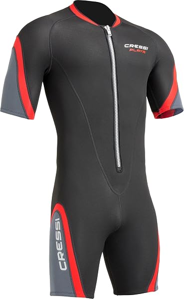 CRESSI Playa Man Wetsuit 2.5 mm, Muta Shorty in Neoprene High Stretch Uomo - 2
