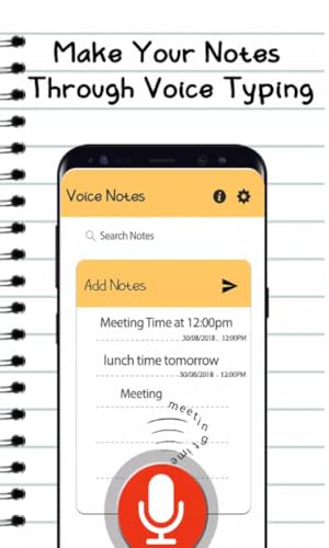 Speak Notes voice input Notes