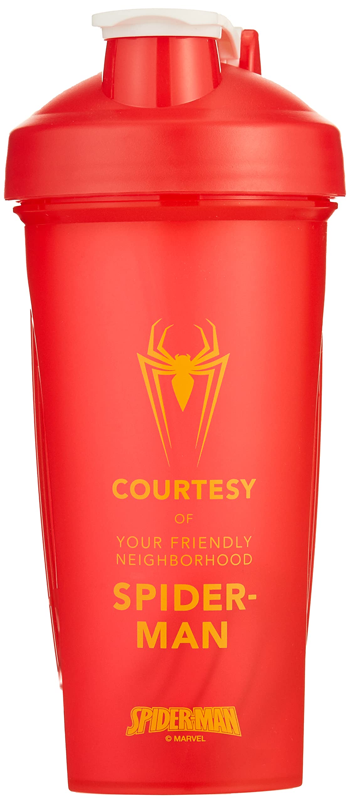 Marvel Joerex spider man water bottle jmfe19094-s red/yellow @fs, One Size