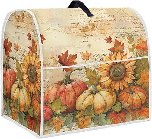 Miniatura 43 de Cubierta de batidora de pie de Navidad de 4.5 a 5 cuartos de galón, cubierta de mezclador retro, lavable, antimanchas, para cocina, piezas