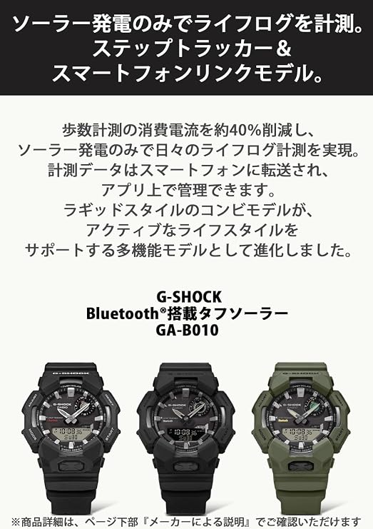 Casio G-Shock Domestic Genuine Product GA-B010/GA-010 Watch, Black