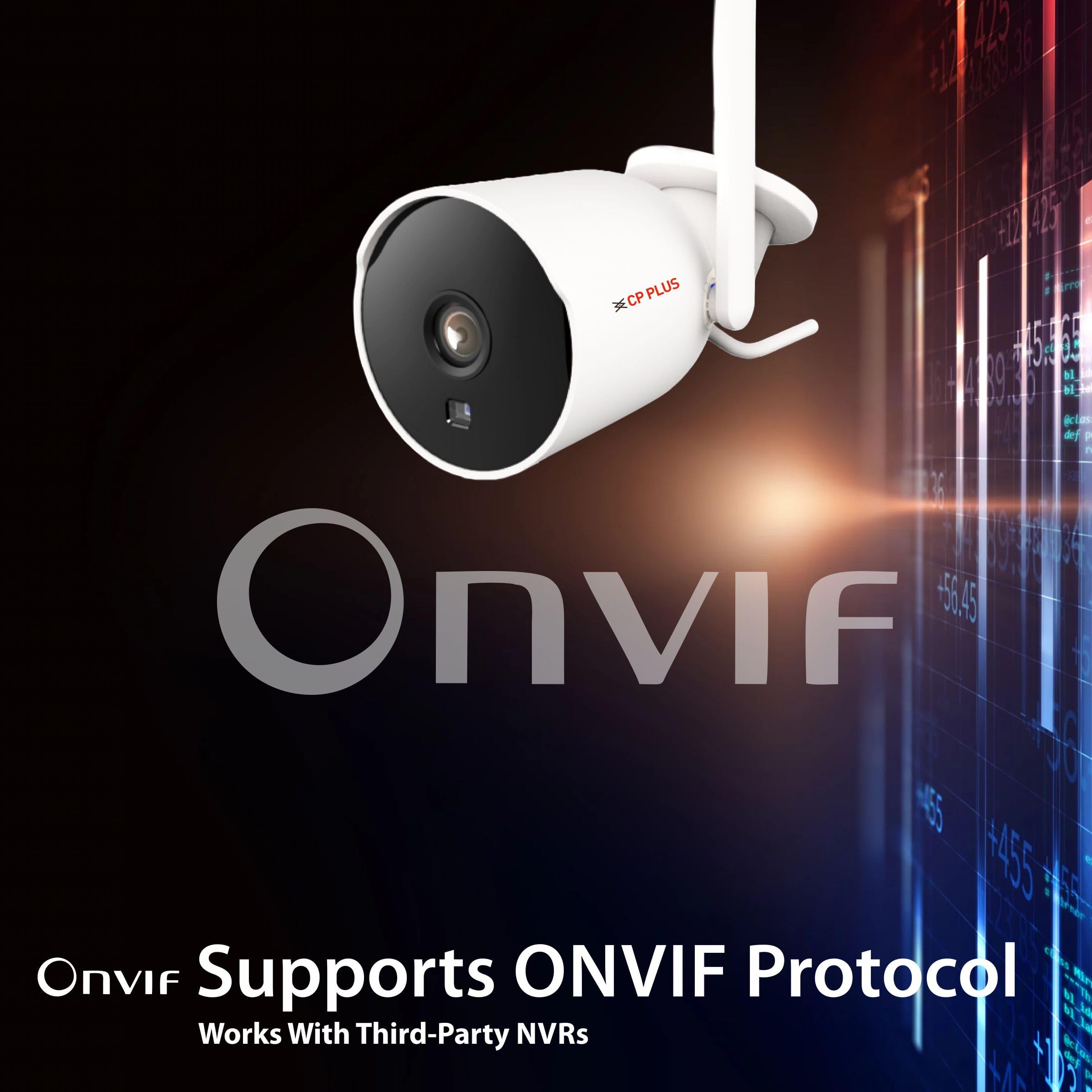 CP PLUS 3MP Outdoor Bullet CCTV Camera | 4G SIM-Based Wireless Security Camera | Motion & Human Detection | Night Vision 25M | Two-Way Audio | Built-in Siren | Mobile App Support | EZ-R31G - Image 7 thumbnail