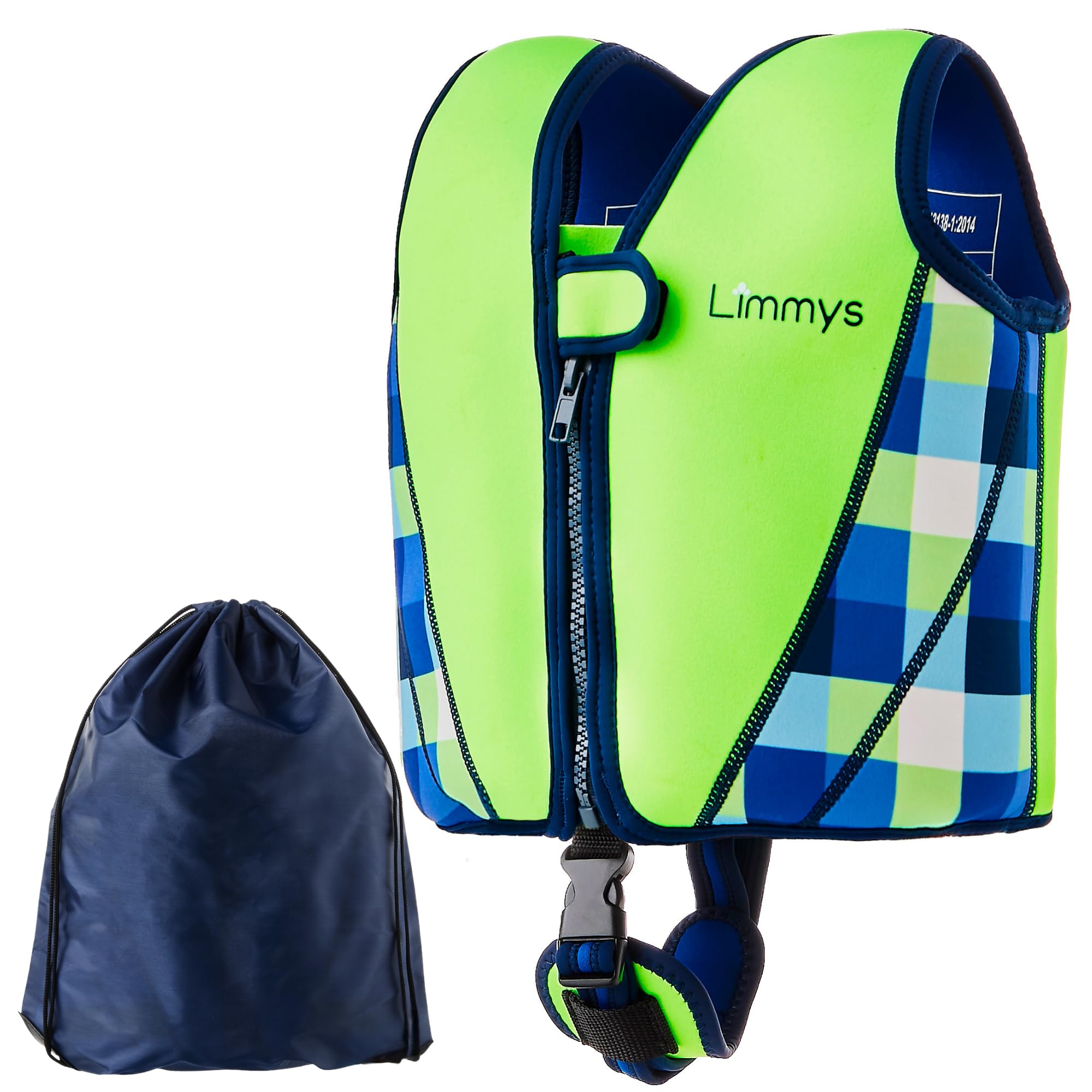 Limmys Swim Vest for Toddlers & Kids - Adjustable Buoyancy Swimming Aid, CE Safety Certified, Award-Winning Parent-Approved Design, Soft Neoprene