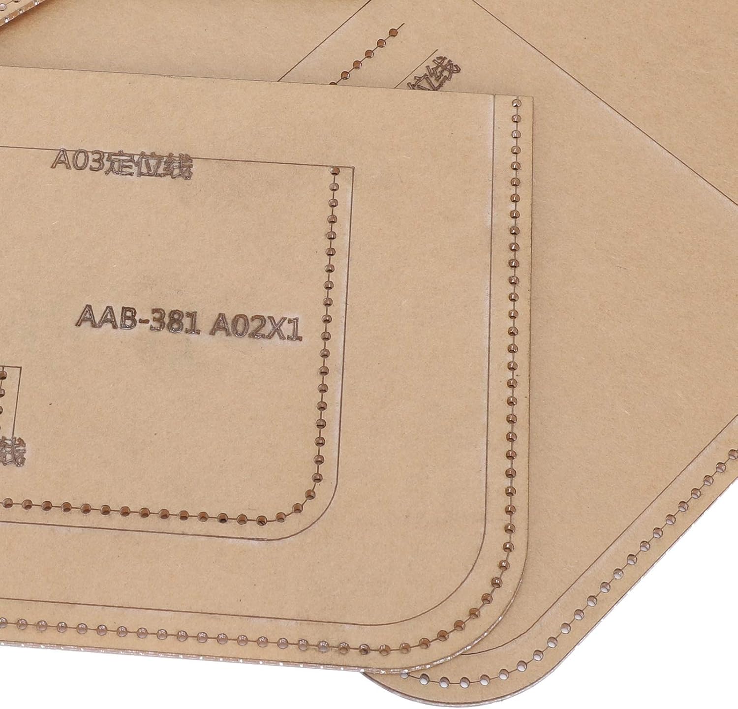 Pssopp Bag Acrylic Stencil, Leather Craft Purse Template Wallet Leather Pattern Acrylic Leather Templates Bag Stencil Template DIY Leather for Bags
