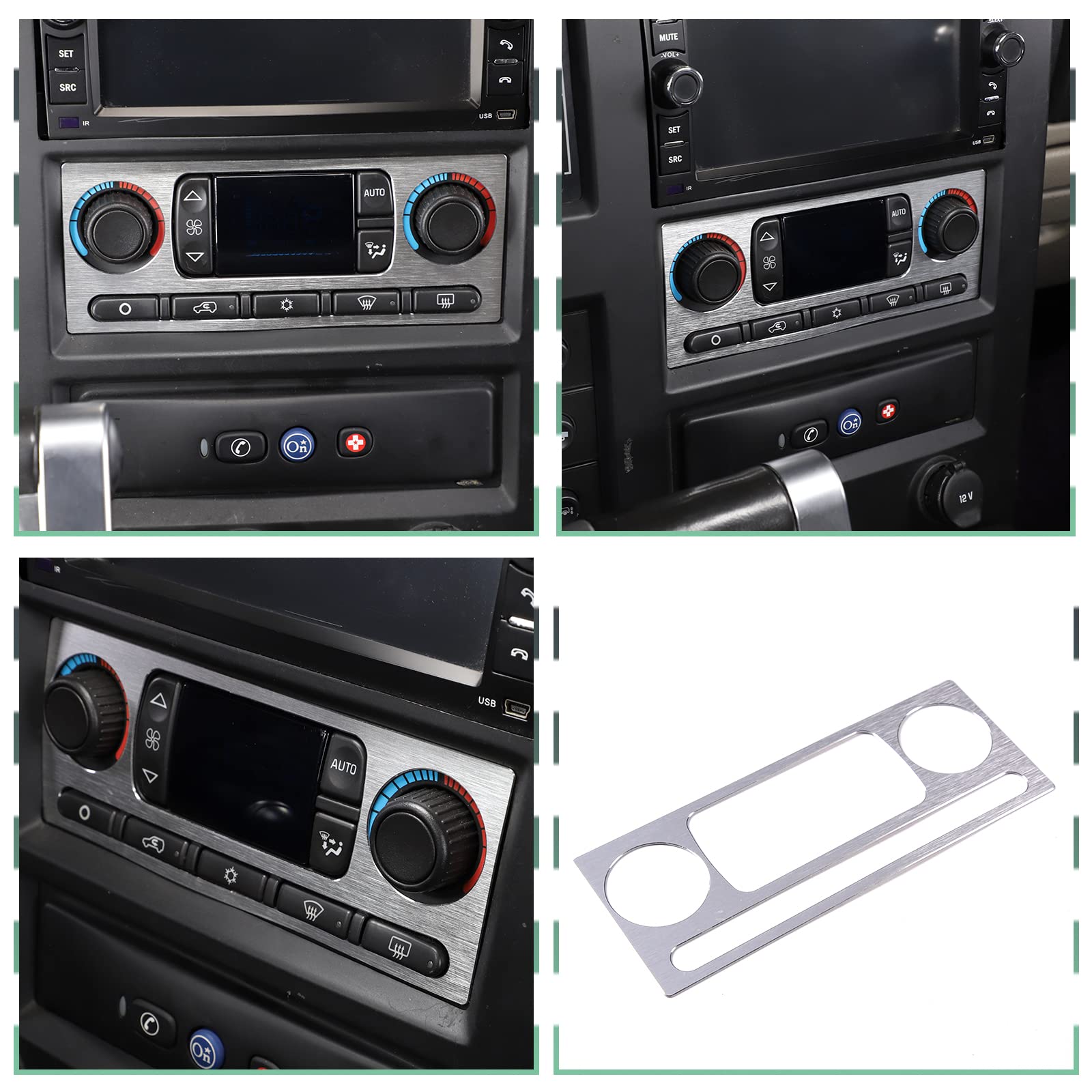 Amazon.co.jp: アルミ合金車内装センターコンソールダッシュボード