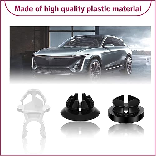 Miniatura 6 de 30 clips de barra de soporte para capó de automóvil, protector de succión para salpicaduras, redondo, negro, compatible con 91503-SS0-003, perfecto