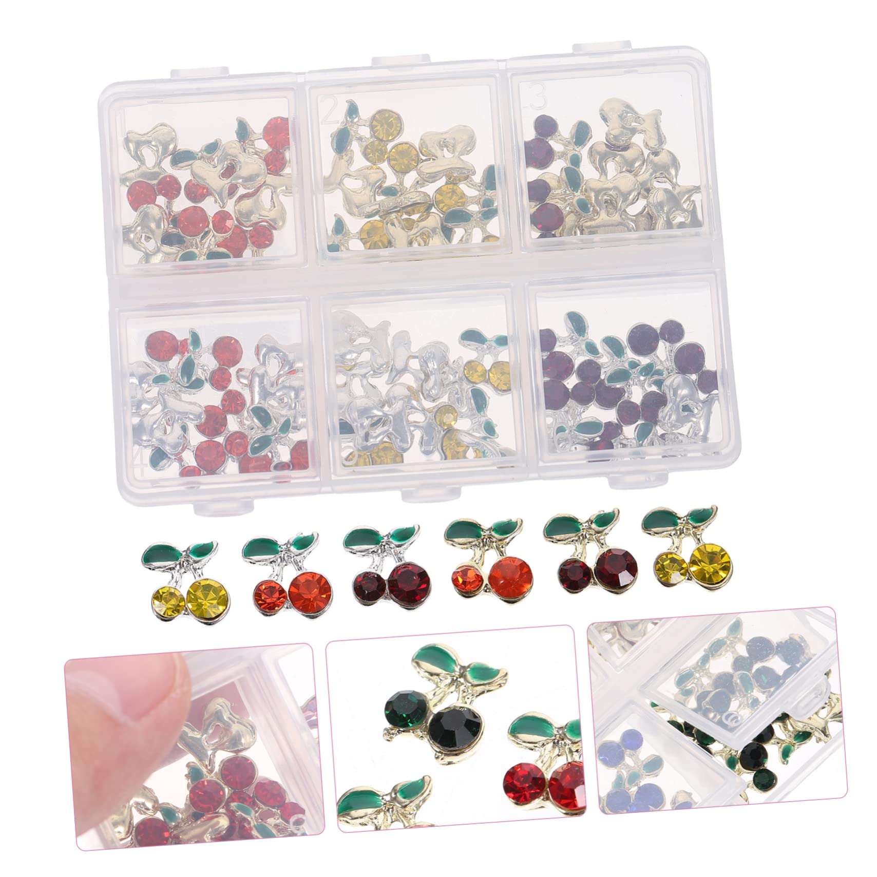 minkissy 240pezzi Charms Per Unghie Decorazioni Per Nail Art Accessori Per Unghie e Ragazze