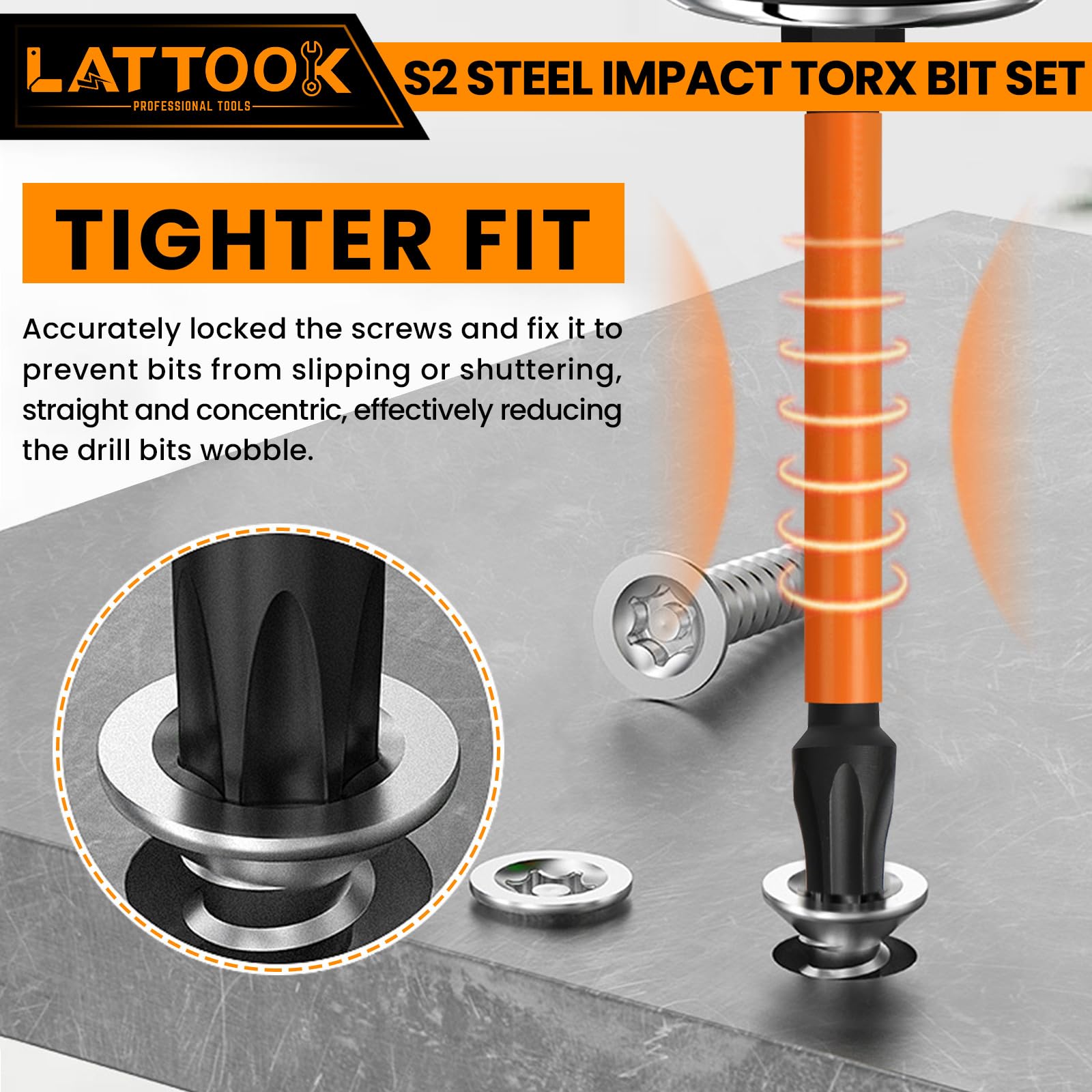 Juego de 10 brocas Torx T20 de 6 puntos, puntas Torx de seguridad, de alto impacto, magnético #20 Torx, acero S2 magnético, 3 pulgadas de largo