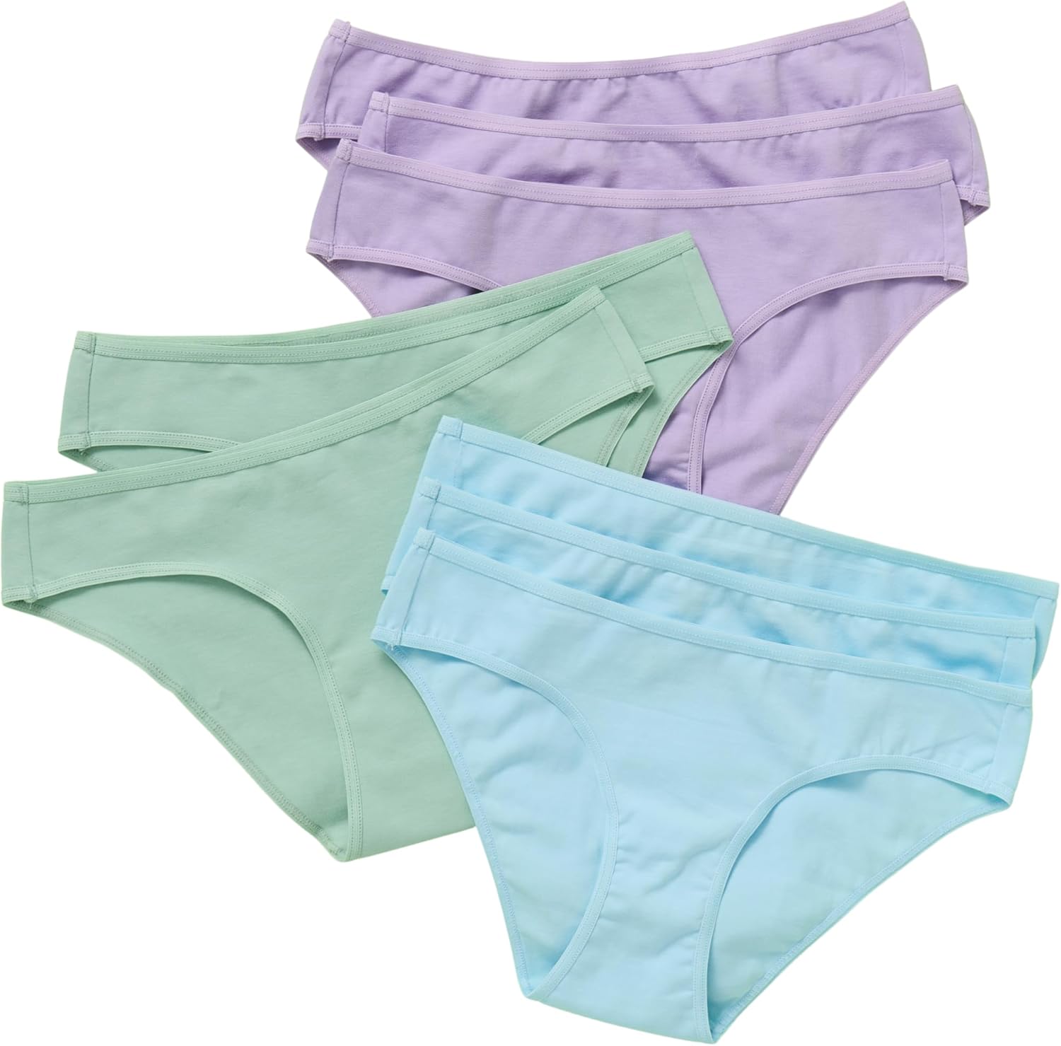 Yellowberry Sunny 8PK Cotton Bikini Underwear Bundle