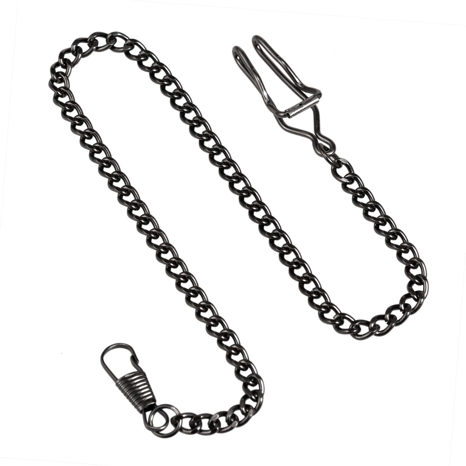 treeweto Pocket Watch Vest Chain 14.7 inch (37.5 cm) Black-picture-13