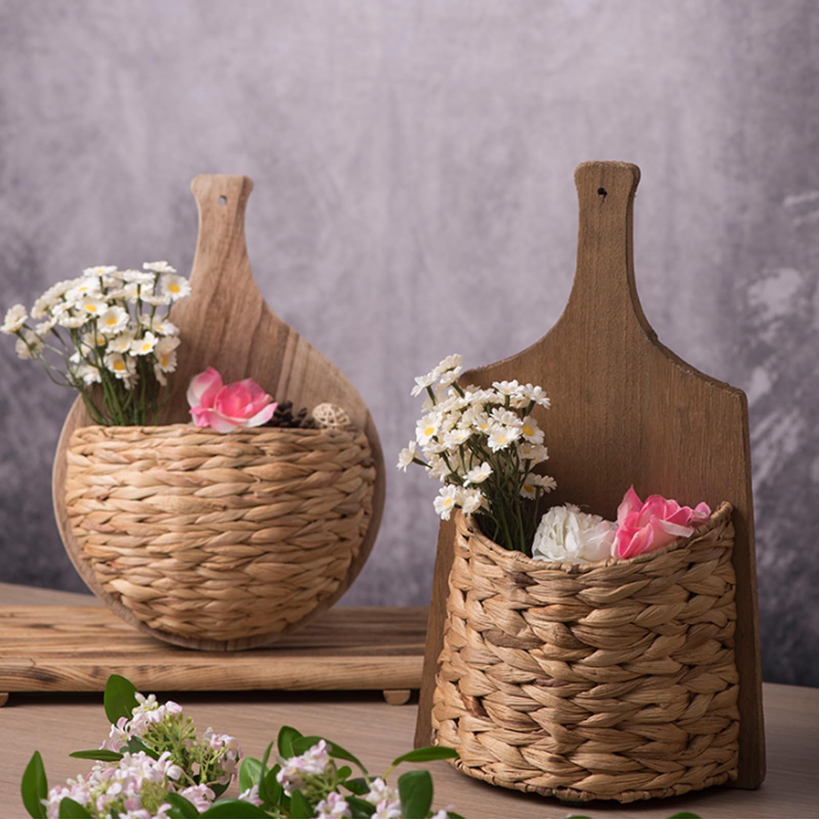 Wand-Pflanzenkorb, dekorativ, für drinnen und draußen, Heimdekoration für Pflanzen, stilvoller Pflanzgefäßhalter für Pflanzenliebhaber, perfekt für Haus und Garten