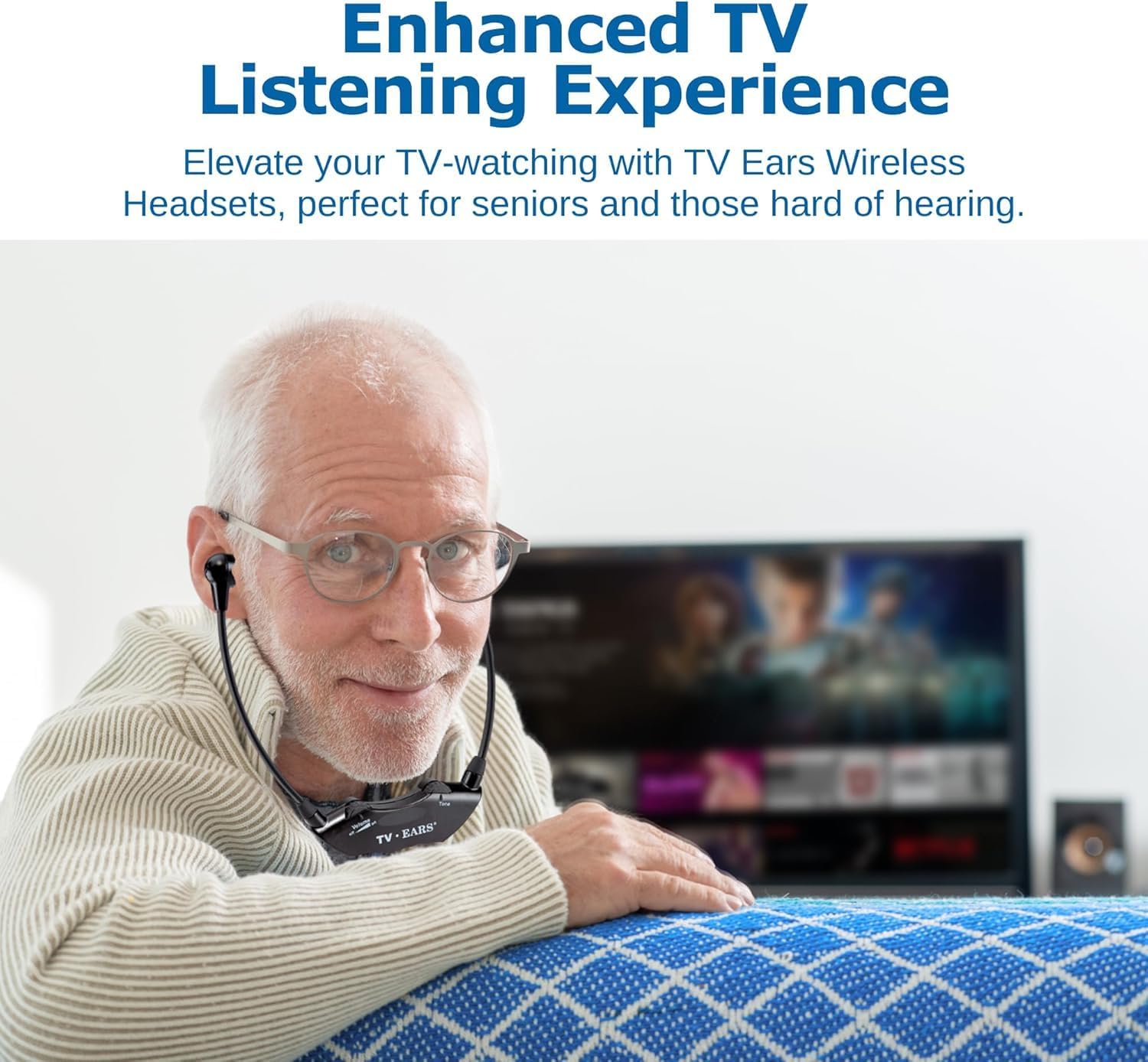 TV Ears Digital Wireless Headset System for Seniors – Personal Volume Control, TV Hearing Device, No Audio Delay, Plug-N-Play, Works with Most TV Brands, Ideal for Hearing Impaired – Model 11741 - Image 6