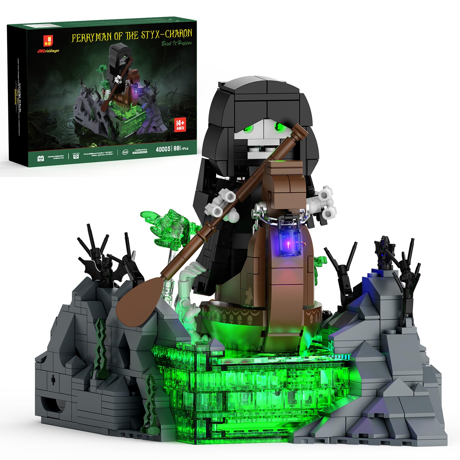JMBricklayer Bateau de Charon – Blocs de construction pour adultes