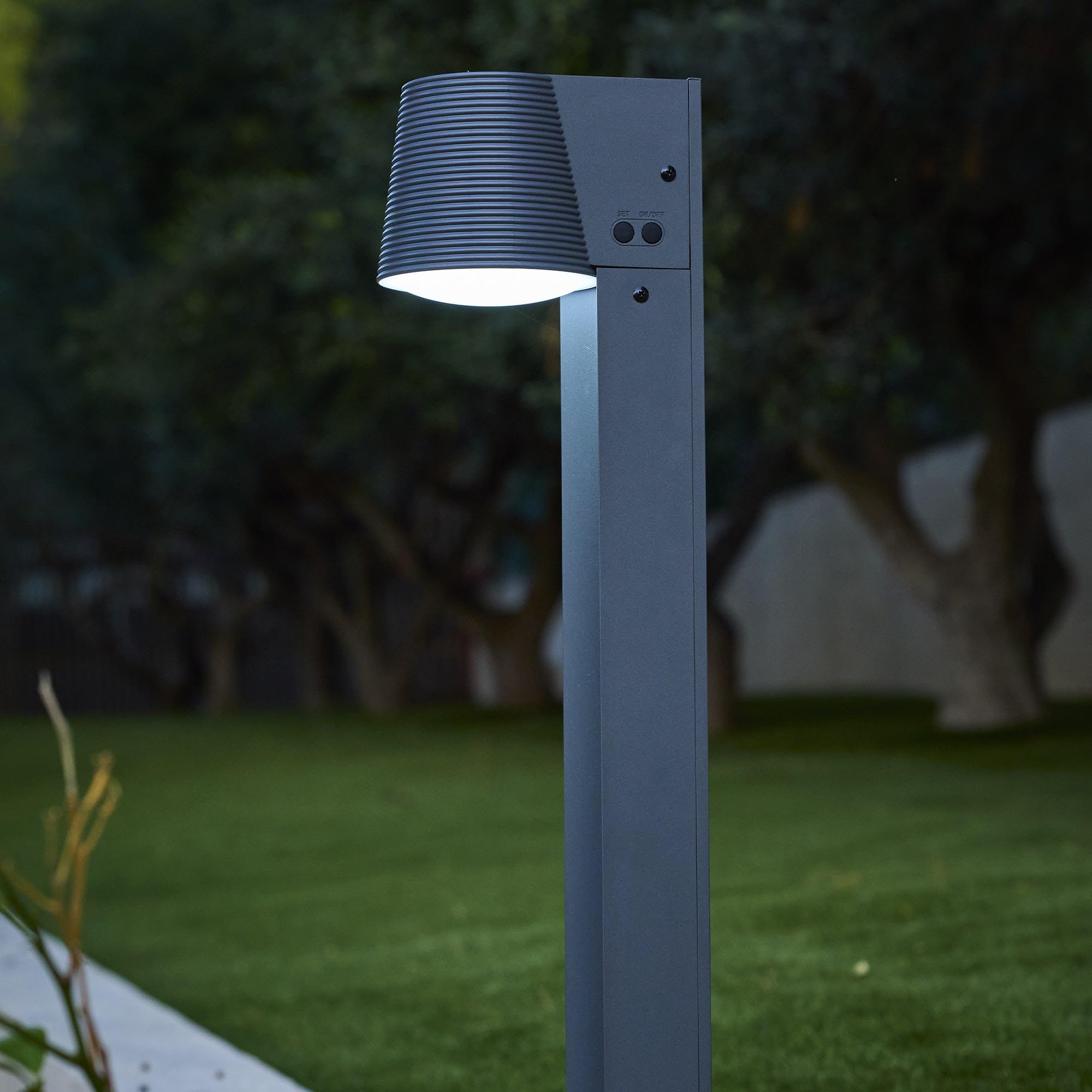 Lumisky Solarleuchte zum Befestigen oder Einpflanzen, LED, Warmweiß/Kaltweiß, Höhe 70 cm