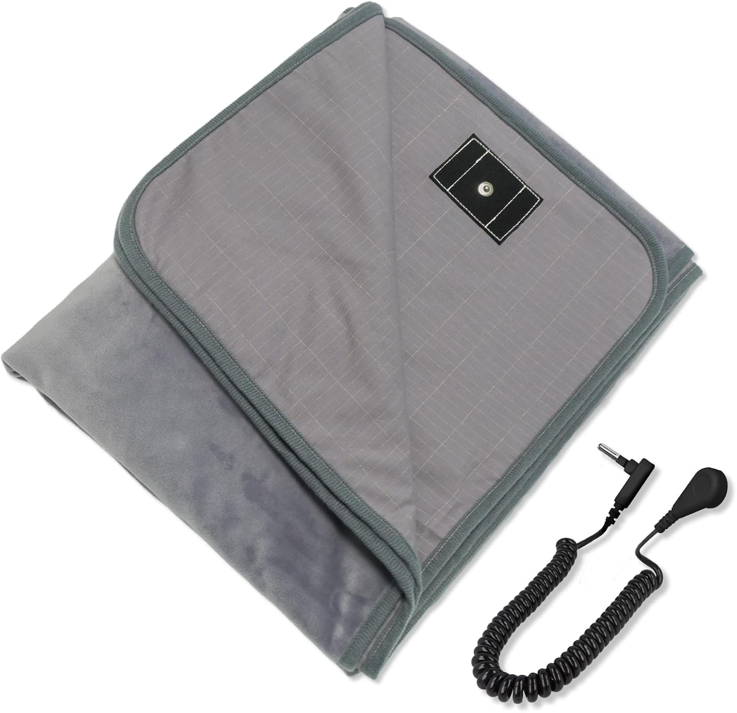 Grounding Blanket for Improved Sleep, Relax, Grounding Bed Throw Blanket, Earth Connect Bedding Sheet(Beige, 50"x60")